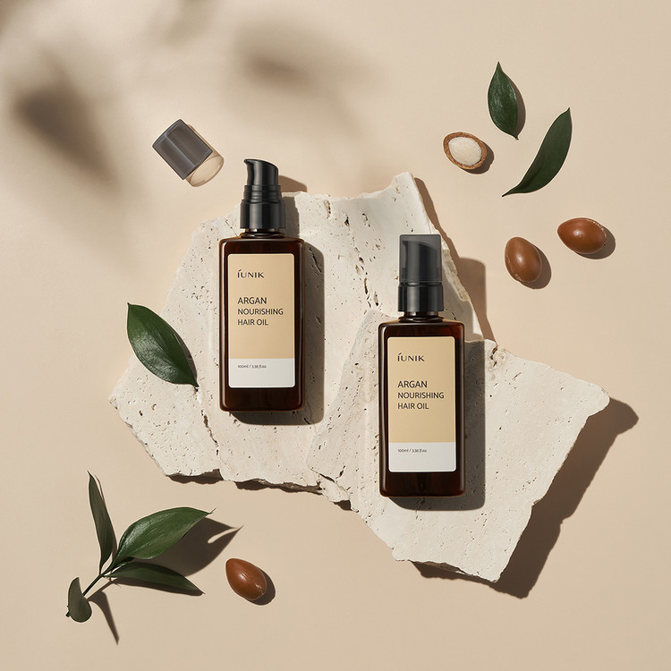 محصول مراقبت از مو IUNIK حاوی روغن آرگان