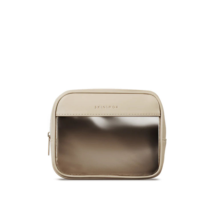 کیف مخصوص حمل محصولات مراقبت پوستی برند SKIN1004،طراحی ساده و شفاف