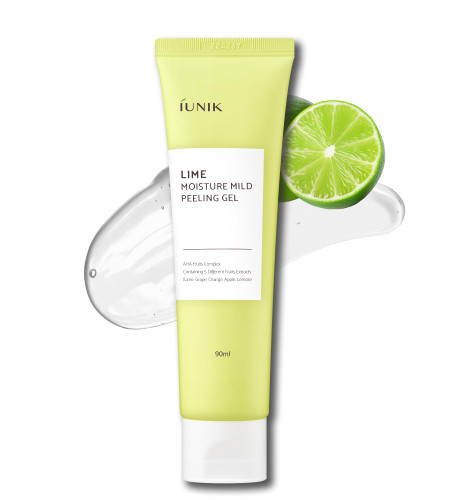iUNIK Lime Peeling Gel،پاکسازی ملایم، بدون آسیب به سد دفاعی پوست