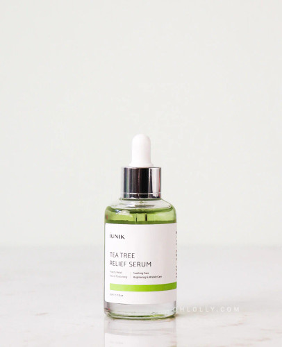 iUNIK Tea Tree Relief Serum، سرم گیاهی برای پوستهای حساس و مستعد جوش
