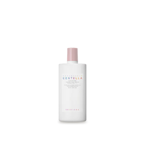 ضدآفتاب رنگی Skin1004 با SPF50 و عصاره سنتلا، مناسب کاهش منافذ باز
