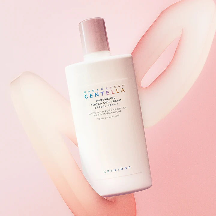 ضدآفتاب skin1004 poremizing بسیار سبک و رنگ‌ نخودی ملایم